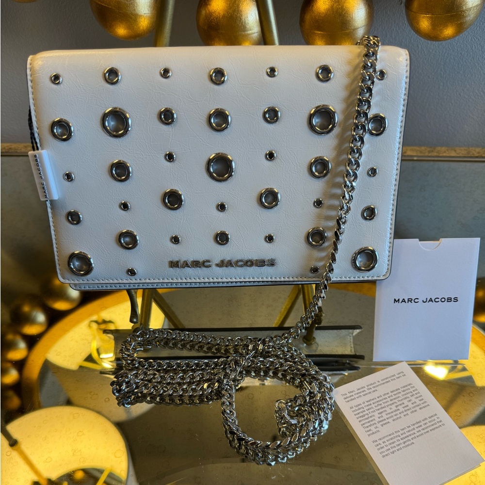 Marc Jacobs Grommet Flap Shoulder Bag - Picture 2 of 15